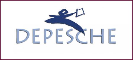Logo Depesche Vertrieb GmbH & Co.KG: Website Konzeption von UX Designer, Website Konzepter und Website Texter Göran Keetz. 