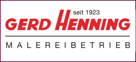 Logo Gerd Henning Malereibetrieb GmbH, Folkert Engeler, Stefan Schäfer:  Website Konzeptioner Texter und SEO Experte Göran Keetz. 
