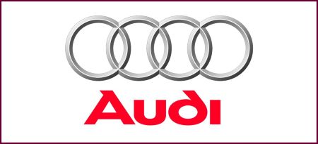 Logo der AUDI AG in Ingolstadt: Website-Konzeption als Subdienstleister für USWeb/CKS Hamburg, marchFIRST. 